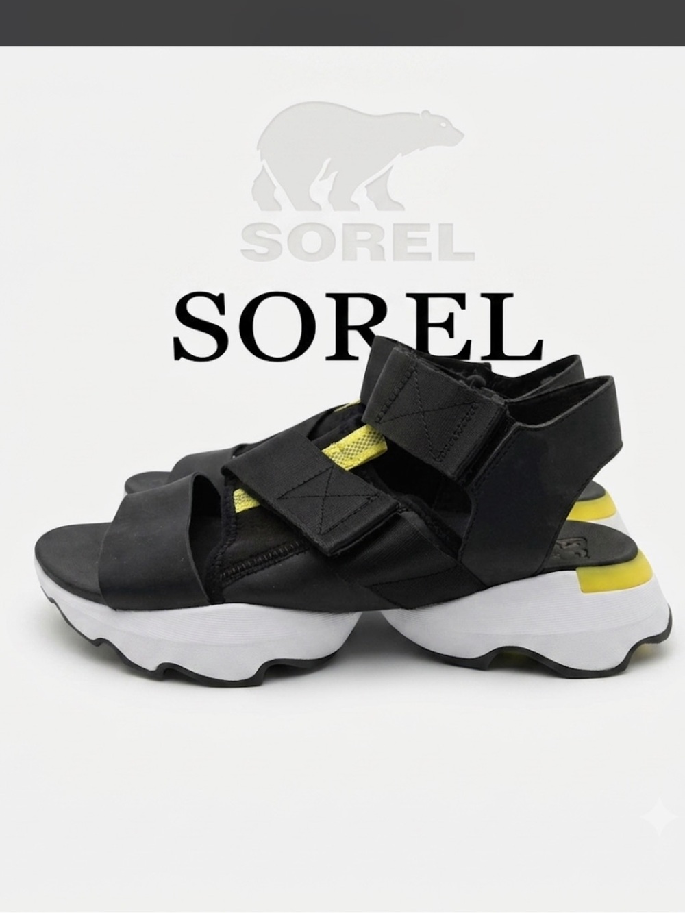 Authentic Sorel signature designer comfort sandals sz 9.5